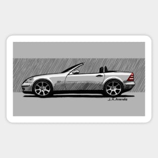 Drawing of the German convertible car Magnet